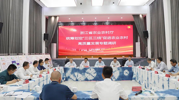 省農業(yè)農村廳黨組書記、廳長王通林赴余杭調研高標準農田項目